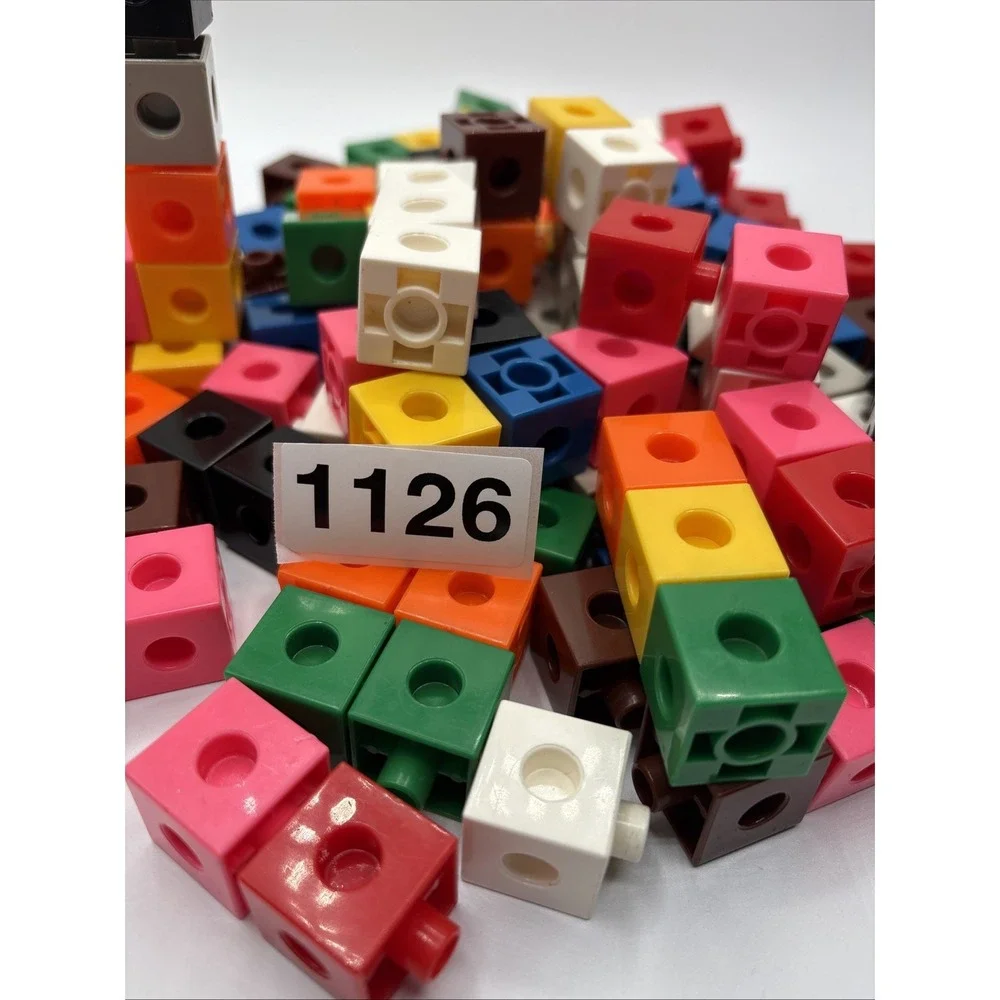 150 + Piece Lot Lego‎ Linking Cubes Pre-owned